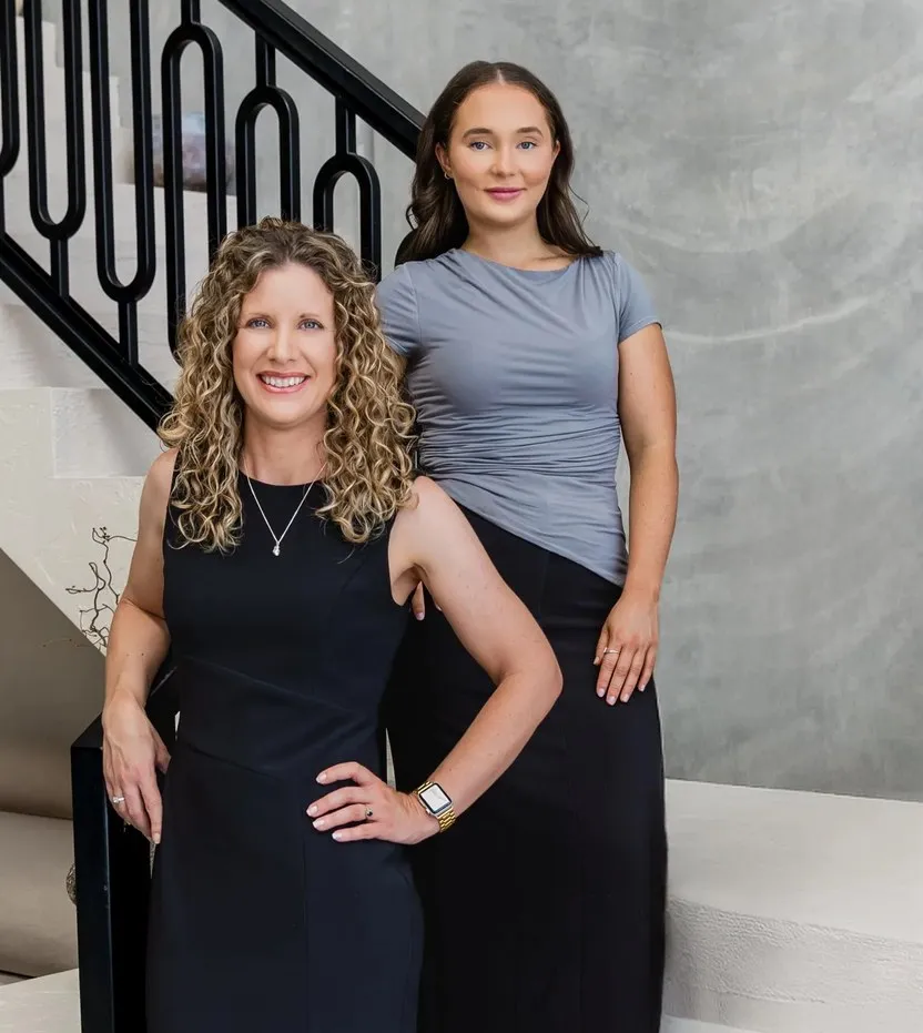Miranda Bravo Hollands and Tayla Jones of Bravo Accountants, the hero photograph from their new website